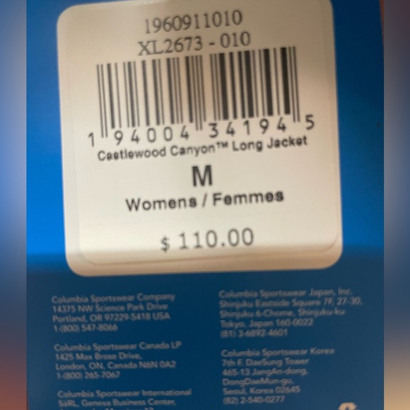 Columbia CastleWood Canyon Womens jacket size medium - Picture 4 of 5